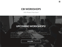 Tablet Screenshot of cbiactorworkshops.com